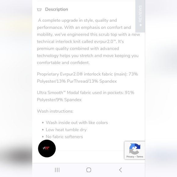 Fitscrubs evrpur scrub set - Picture 7 of 7
